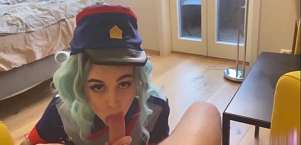  Cosplay Teen Deep Sucking and Anal Sex after Hunting Pokemon